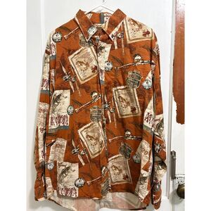 Men's Fishing Button Up